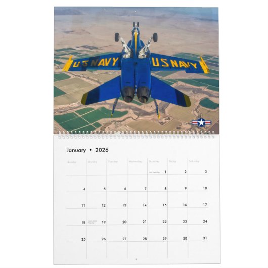 GOUDEN VLEUGELS - US Naval Aviation Kalender (Jan 2026)