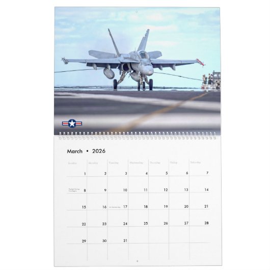 GOUDEN VLEUGELS - US Naval Aviation Kalender (Mar 2026)