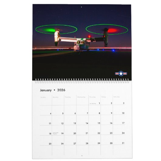 GOUDEN VLEUGELS - US Naval Aviation Kalender (Jan 2026)