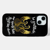 Gouden Vleugels van Dankbaarheid Case-Mate iPhone Case (Achterkant (horizontaal))