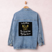"Gouden Vleugels van Dankbaarheid" Denim Jacket (Hangar)