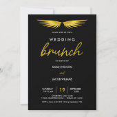 Gouden Vleugels, Zwarte Bruiloftsbrunch na afloop Save The Date (Voorkant)