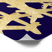 gouden vliegtuigen / luchtreizen poster (Hoek)