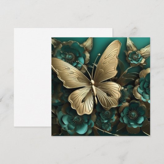  gouden vlinder (Voorkant / Achterkant)