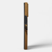 Gouden vlinder binnen een sierlijk lijstontwerp Case-Mate iPhone case (Achterkant / Rechts)