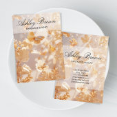 Gouden Vlinder Handgemaakte Sieraden Oorbel Displa Visitekaartje