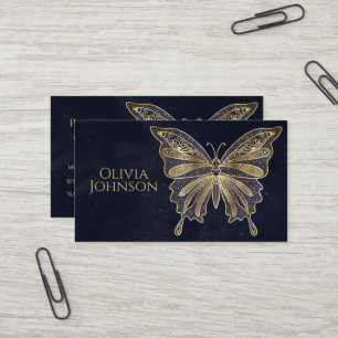 Gouden vlinder hemels esthetisch visitekaartje