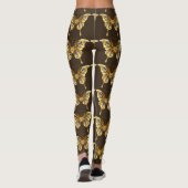 gouden vlinder-leggings leggings (Achterkant)