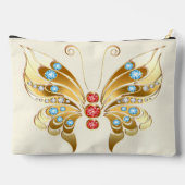gouden vlinder met Pareltjes Etui (Achterkant)