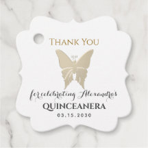 Gouden Vlinder Quinceañera