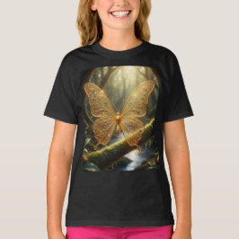 Gouden vlinder t-shirt