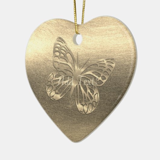  gouden vlinder toevoegen Ornament tekst (Links)