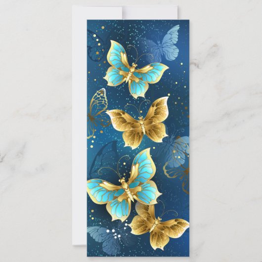 Gouden vlinders aankondiging (Voorkant)