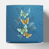 Gouden vlinders bedankdoosjes (Bovenkant)