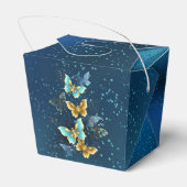 Gouden vlinders bedankdoosjes (Achterkant)