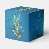 Gouden vlinders bedankdoosjes (Achterkant)