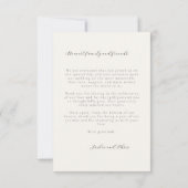 Gouden vlinders Boho foto boog bruiloft foto Bedankkaart (Achterkant)