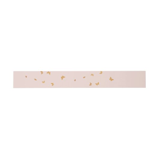 GOUDEN VLINDERS BRUILOFT UITNODIGINGEN WIKKEL (Vlak)