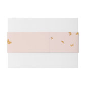 GOUDEN VLINDERS BRUILOFT UITNODIGINGEN WIKKEL (Achterkant Voorbeeld)