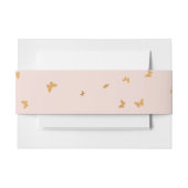 GOUDEN VLINDERS BRUILOFT UITNODIGINGEN WIKKEL (Voorkant Voorbeeld)