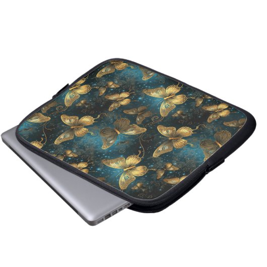 Gouden Vlinders Elektronica Tas (Voorkant onderkant)