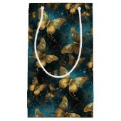 Gouden Vlinders Gift Bag Klein Cadeauzakje (Voorkant)