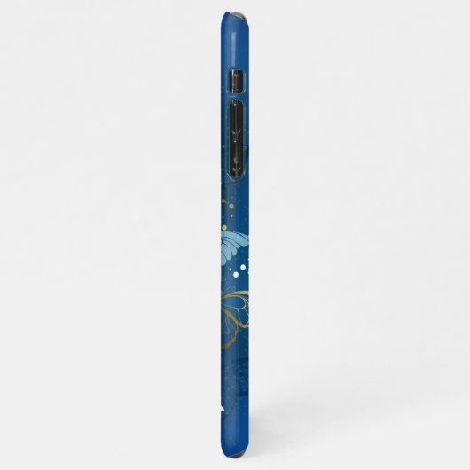 Gouden vlinders iPhone hoesje (Linkerkant)