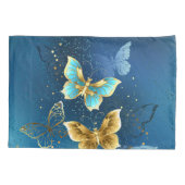 Gouden vlinders kussensloop (Achterkant-Links)