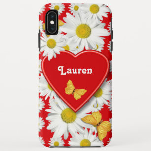 Gouden Vlinders Madeliefje Tuin Liefde Case-Mate iPhone Case