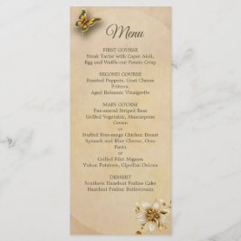 Gouden vlinders menu