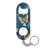 Gouden vlinders mini flessenopener (Achterkant)