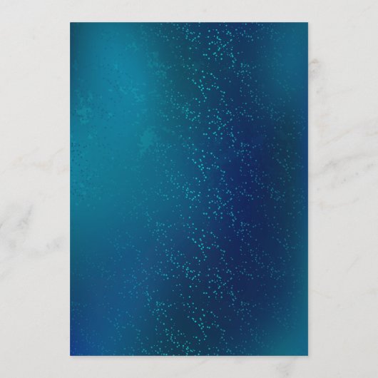 Gouden Vlinders op een Blauwe Achtergrond Advieskaart (Achterkant)