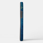 Gouden Vlinders op een Blauwe Achtergrond Case-Mate iPhone Case (Achterkant / Rechts)