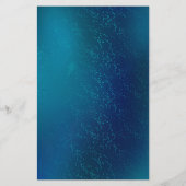 Gouden Vlinders op een Blauwe Achtergrond Flyer (Achterkant)