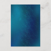 Gouden Vlinders op een Blauwe Achtergrond Informatiekaartje (Achterkant)