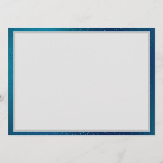 Gouden vlinders op een blauwe achtergrond programmakaart (Achterkant)