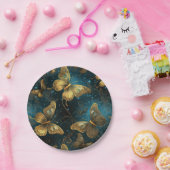 Gouden Vlinders Papieren Borden Papieren Bordje (Feest)