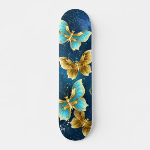 Gouden vlinders persoonlijk skateboard