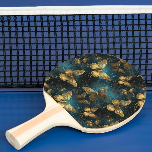 Gouden Vlinders Ping Pong Paddle Tafeltennisbatje (Insitu)