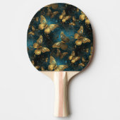 Gouden Vlinders Ping Pong Paddle Tafeltennisbatje (Voorkant)