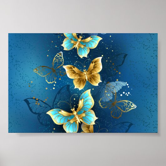 Gouden vlinders poster (Voorkant)