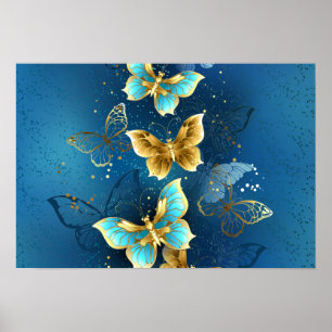 Gouden vlinders poster