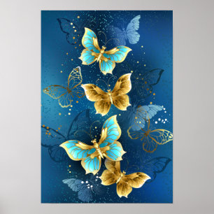 Gouden vlinders poster