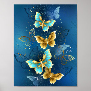 Gouden vlinders poster