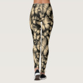 Gouden Vlinders Print Leggings (Achterkant)