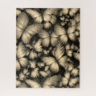 Gouden Vlinders Print Legpuzzel