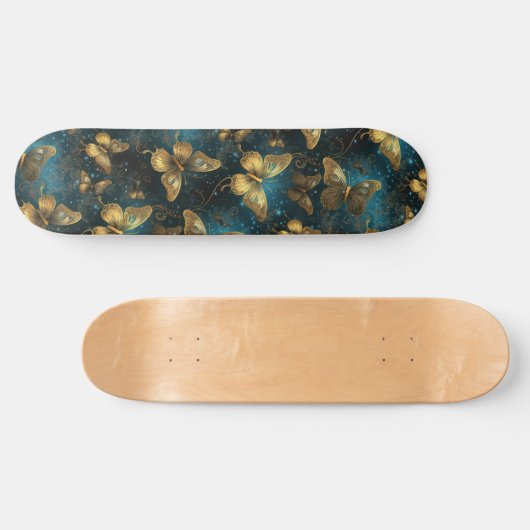 Gouden Vlinders Skateboard (Horizontaal)
