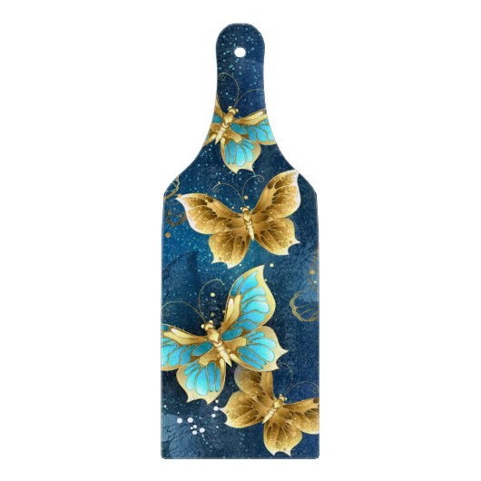 Gouden vlinders snijplank (Voorkant)
