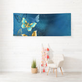 Gouden vlinders spandoek (Insitu)