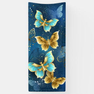 Gouden vlinders spandoek